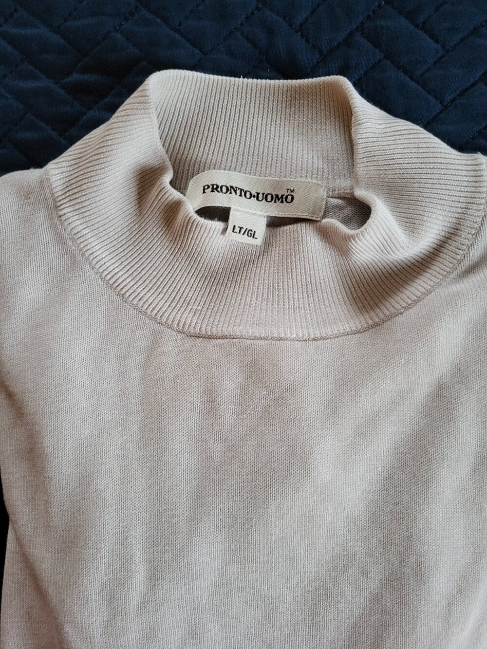 Pronto Uomo silk & cotton mockneck sweater